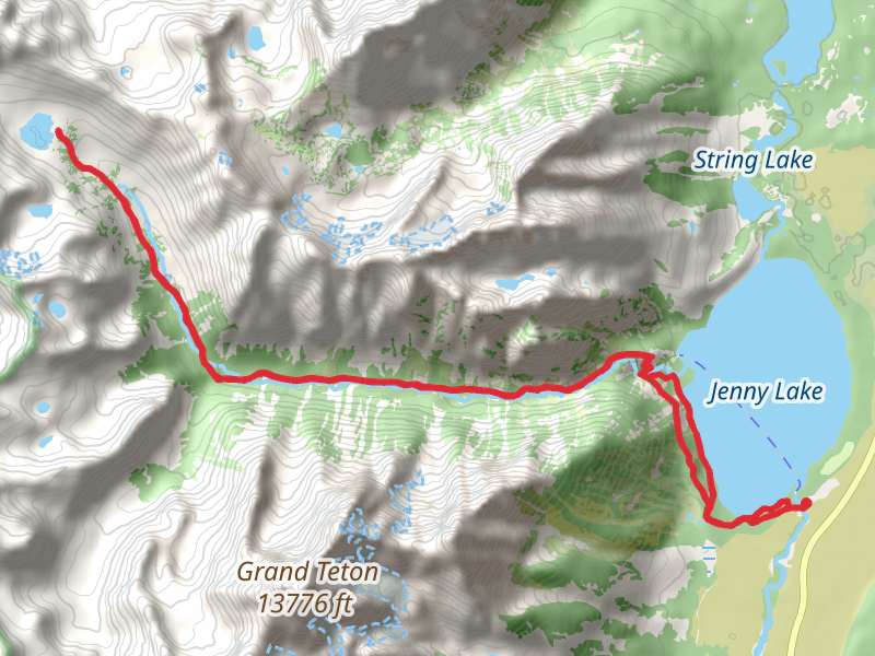 Lake Solitude via Exum Trail