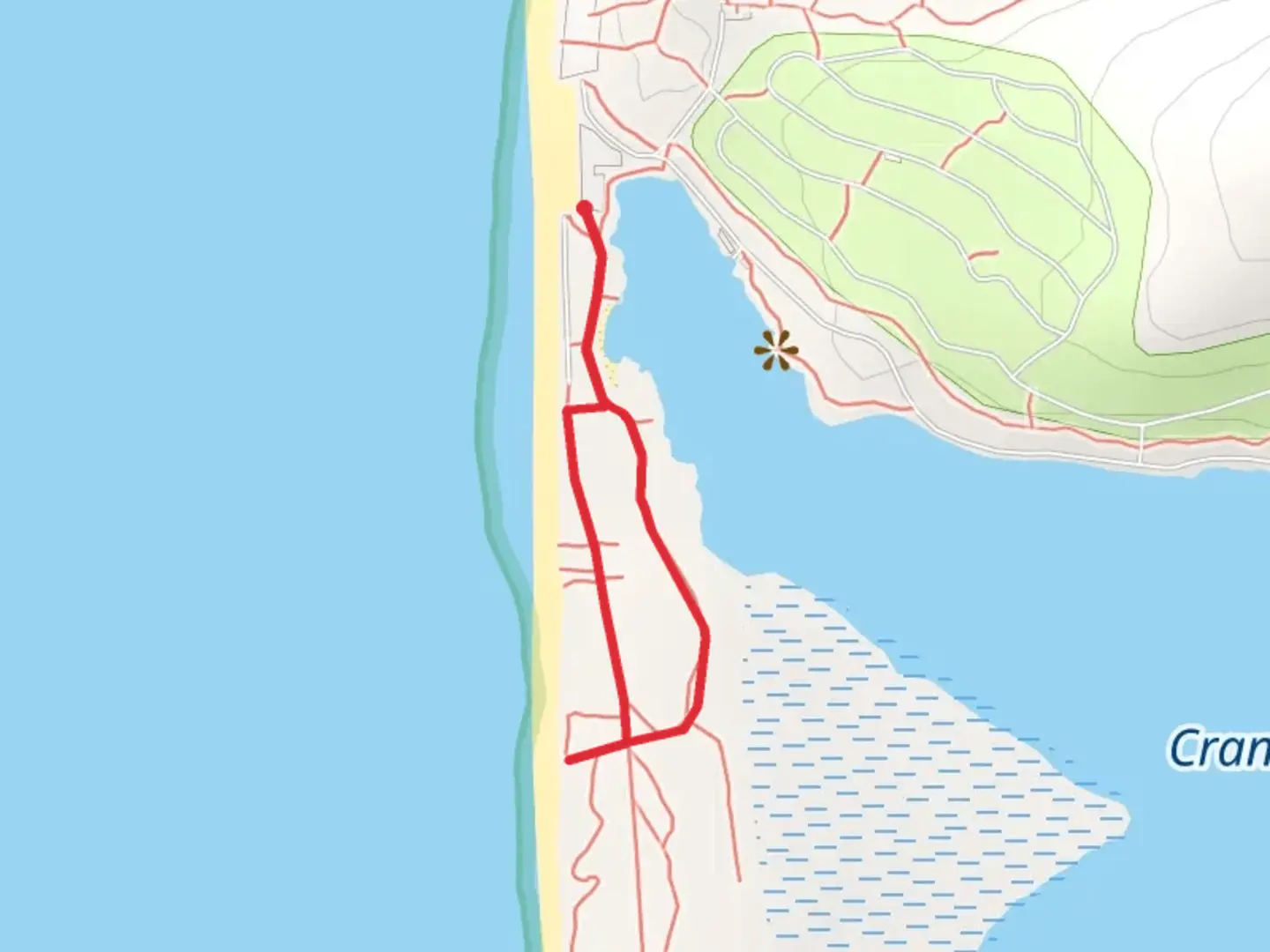An image depicting the trail Sand Dune Interpretive Loop Trail and its surrounding area.