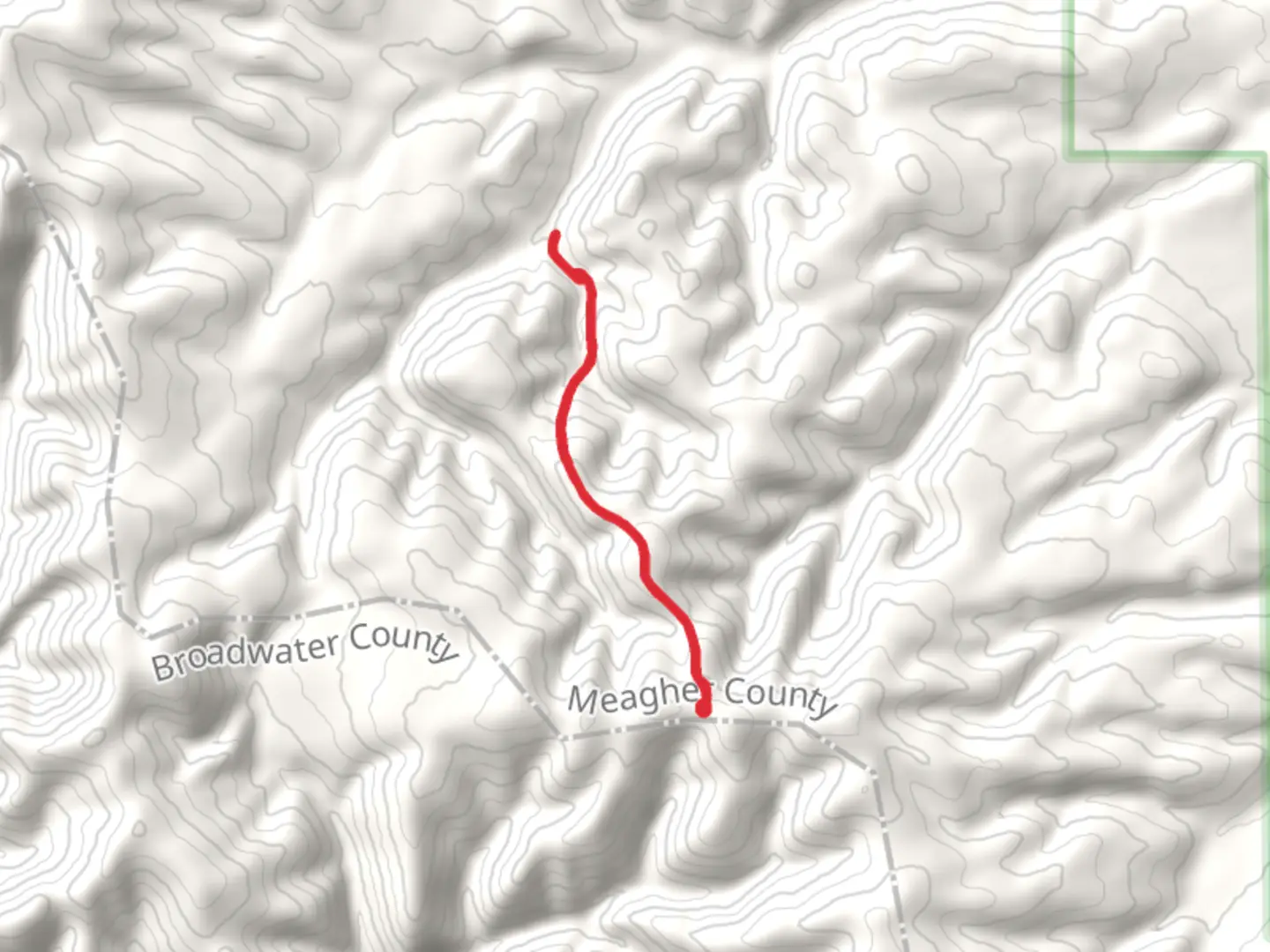 An image depicting the trail Kentucky Gulch Trail and its surrounding area.