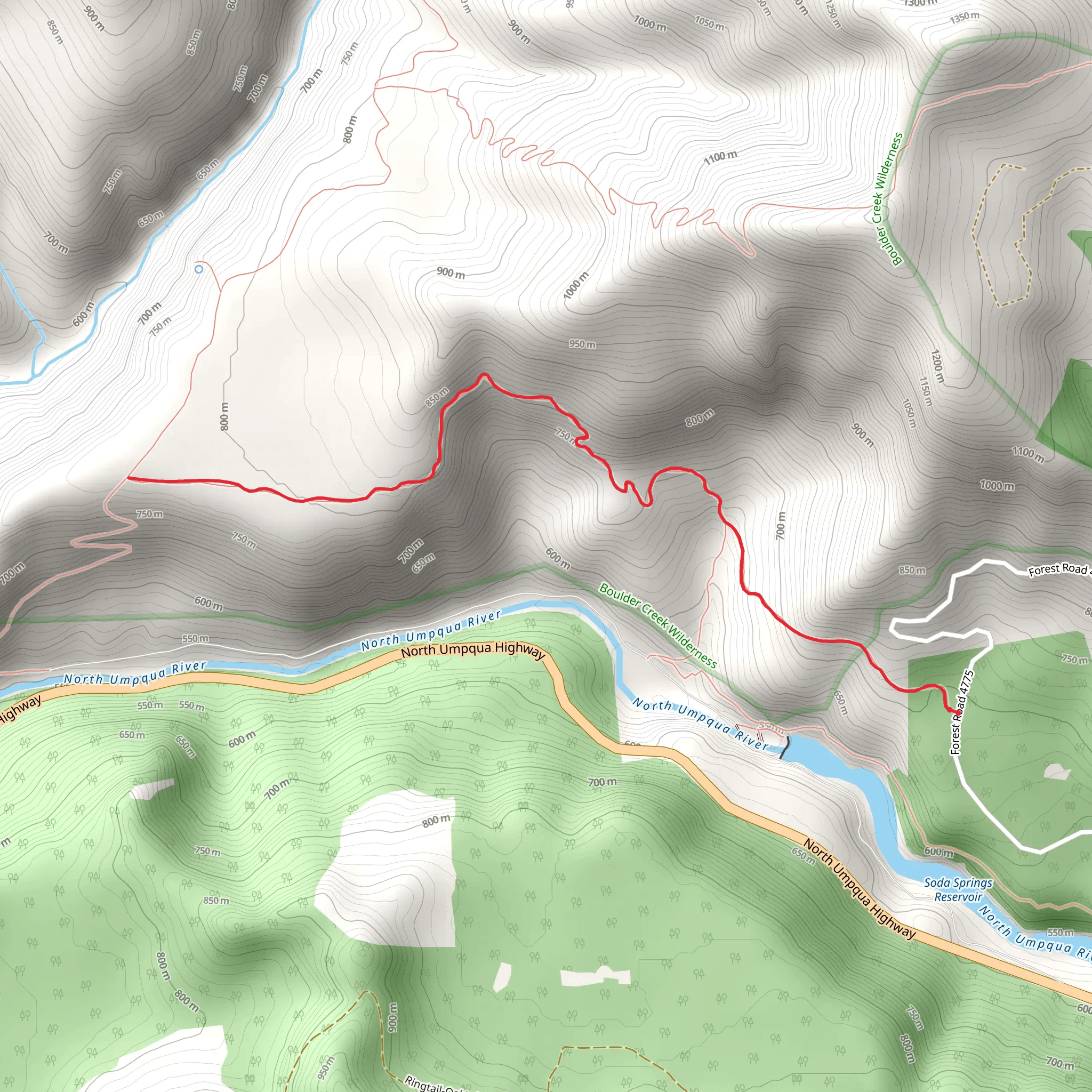 Bradley Trail mobile static map