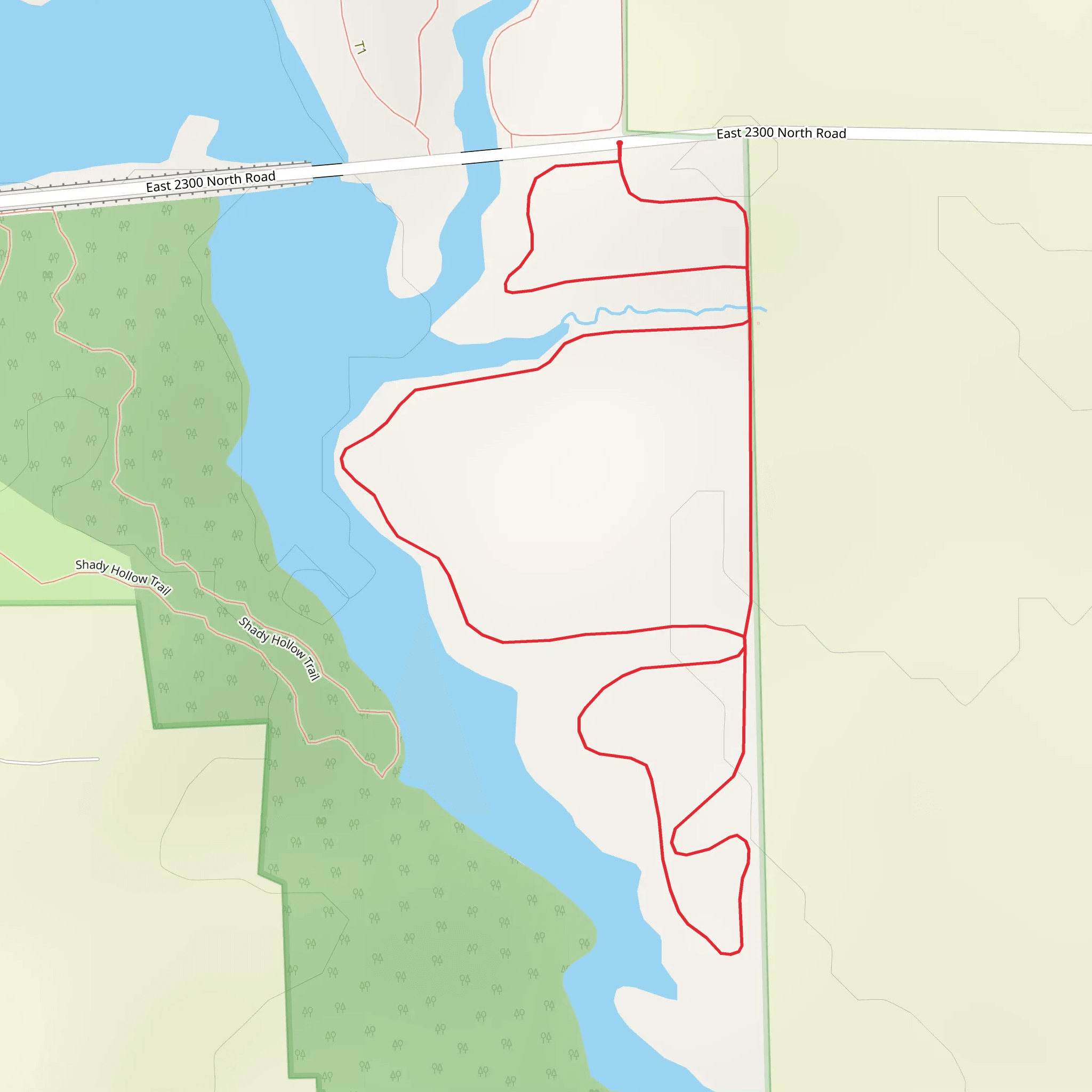 East 2300 North Road Loop mobile static map