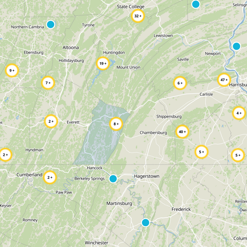 Fulton County Static Map