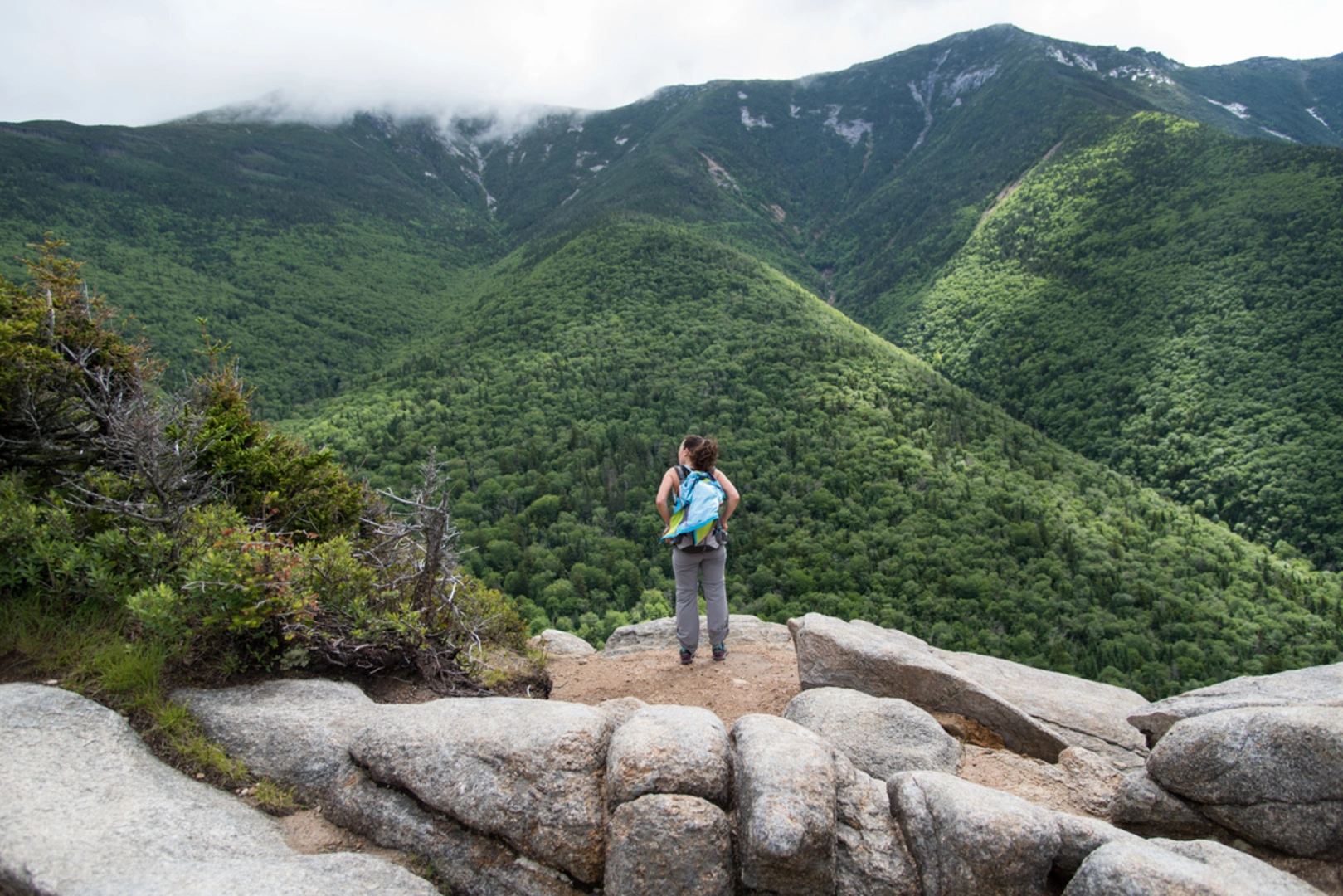 An image depicting the trail Mount Lafayette and Franconia Ridge Trail Loop and its surrounding area.