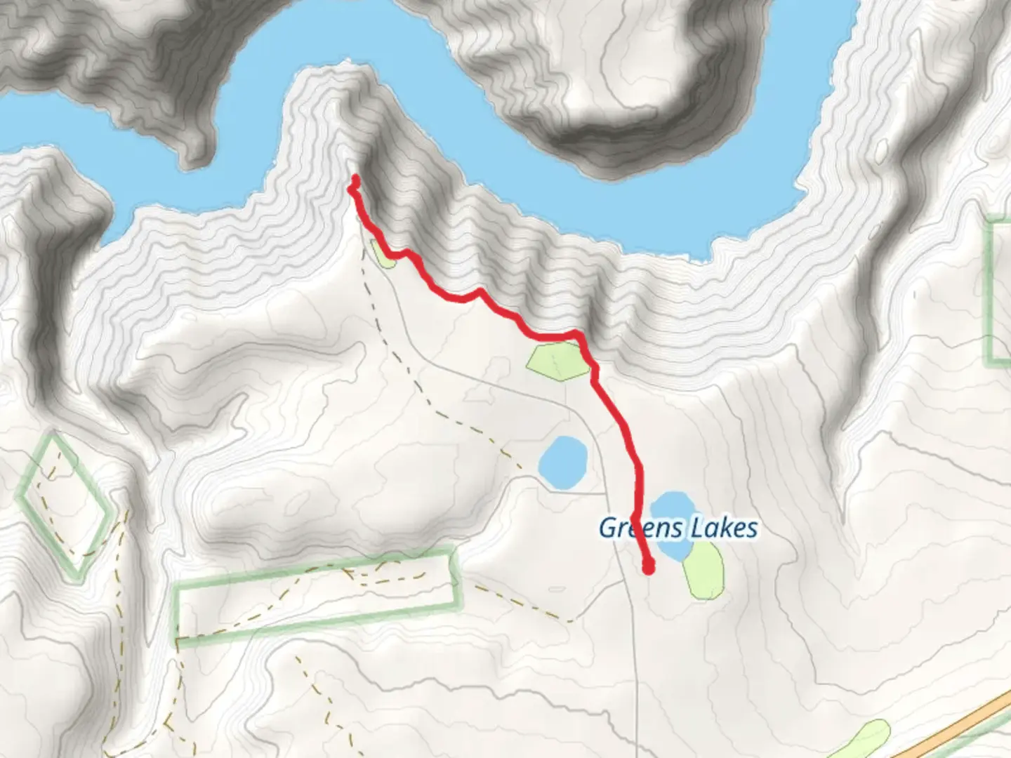 An image depicting the trail Canyon Rim Trail Out and Back and its surrounding area.
