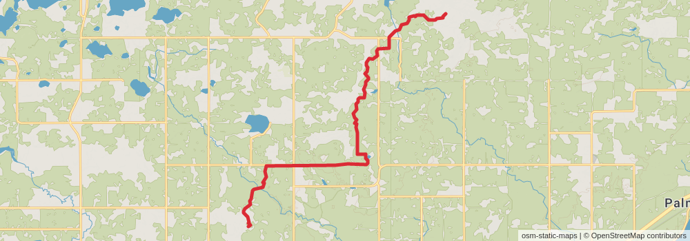 American Perimeter Trail - North Country Primary stage 144 Map