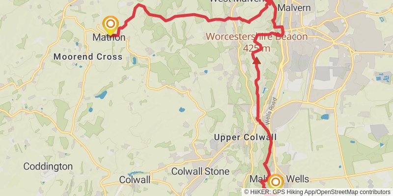 Wyche Way stage 4 Map
