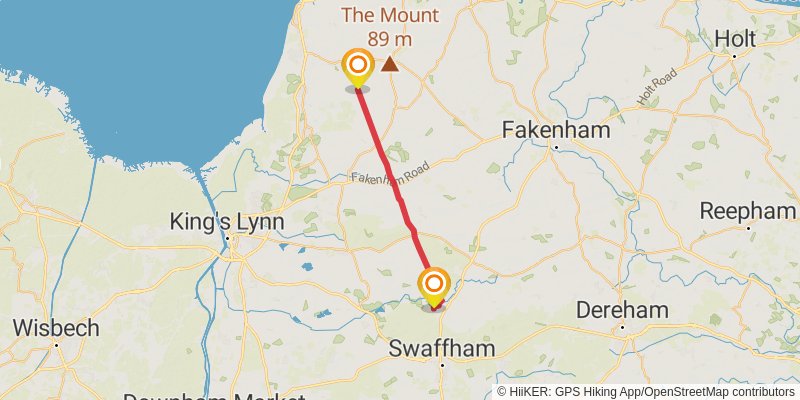 Greater Ridgeway Trail stage 29 Map