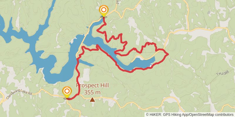 North Country Trail - Ohio stage 76 Map