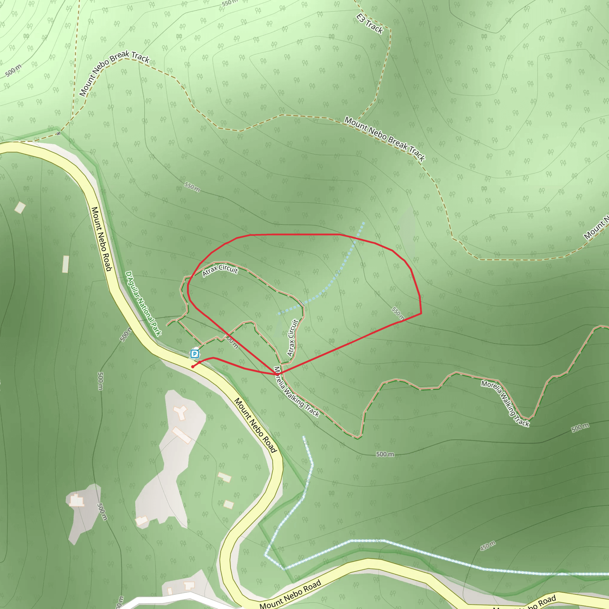 Atrax Circuit Track mobile static map