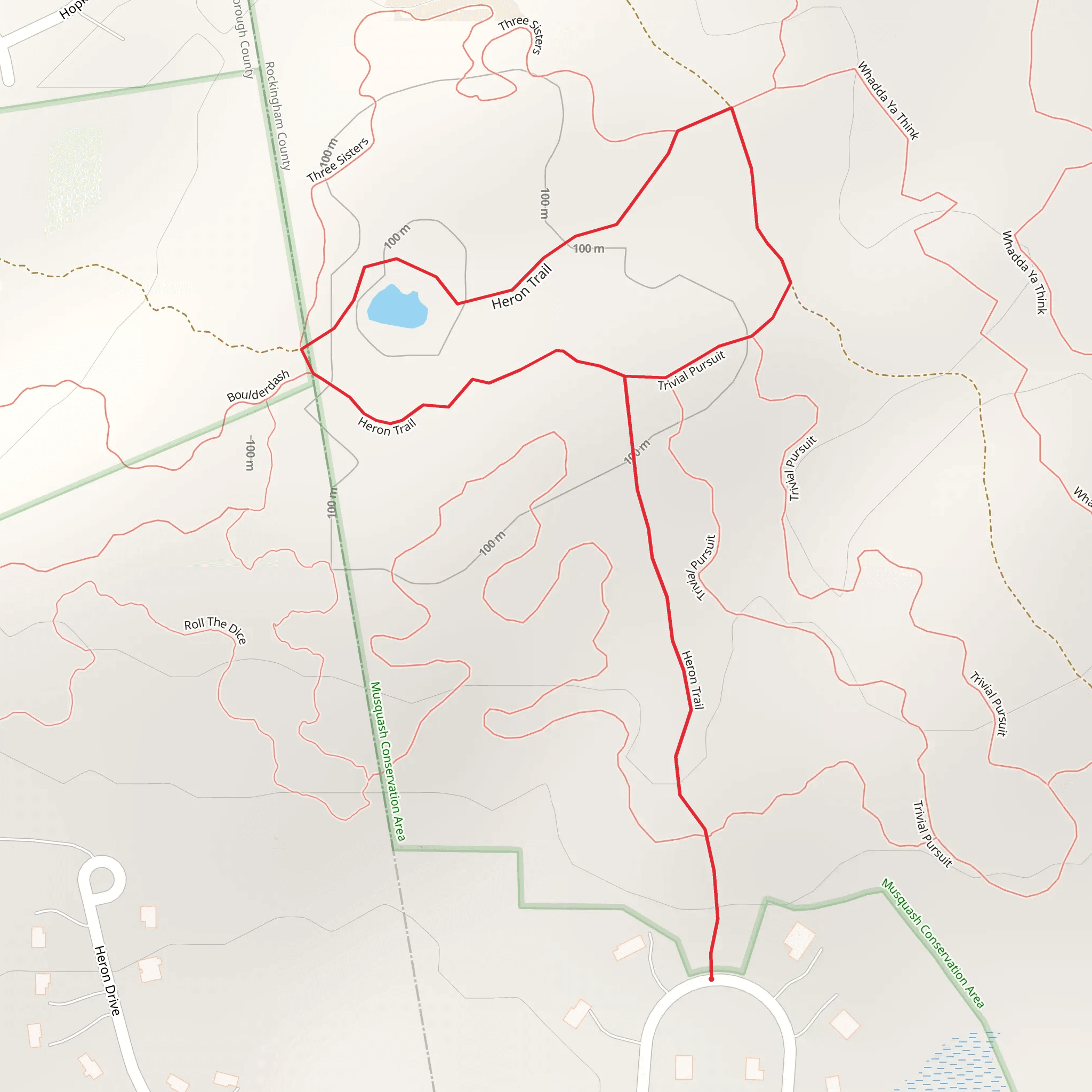 Heron Trail Loop mobile static map