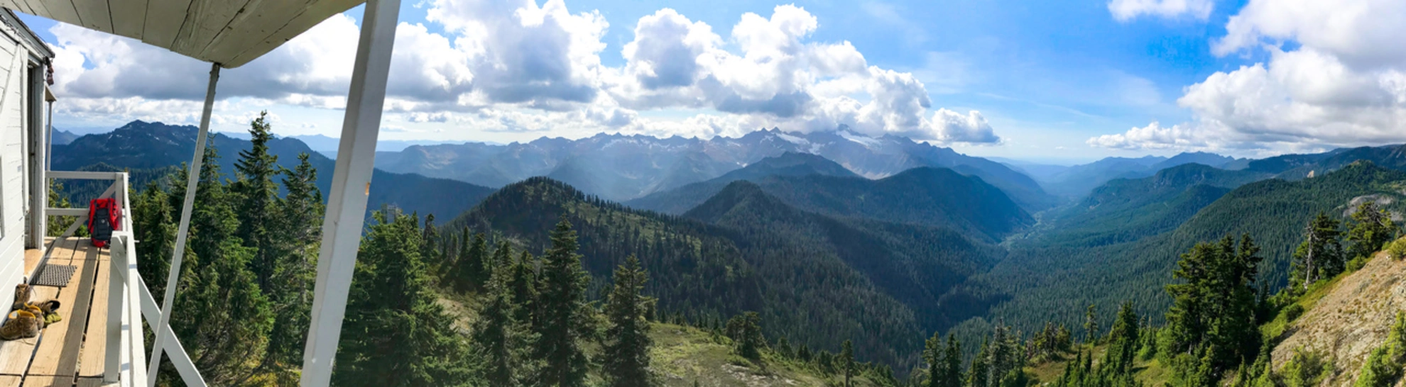 An image depicting the trail Park Butte Trail and its surrounding area.