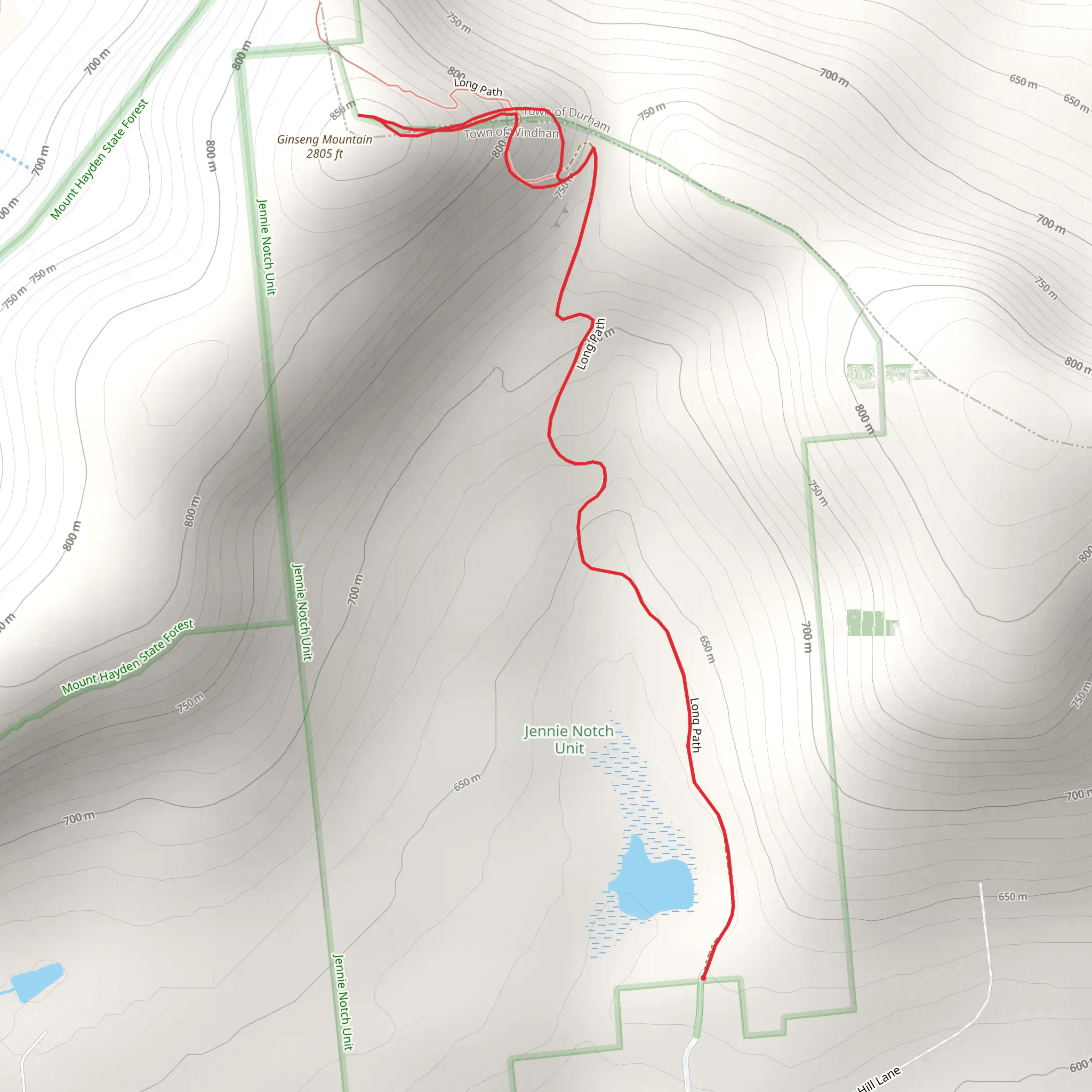 Ginseng Mountain mobile static map