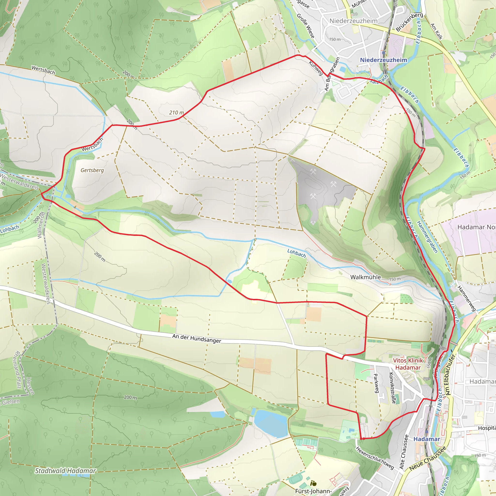 RWW 5 Loop mobile static map
