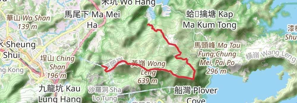 Wilson Trail stage 6 Map