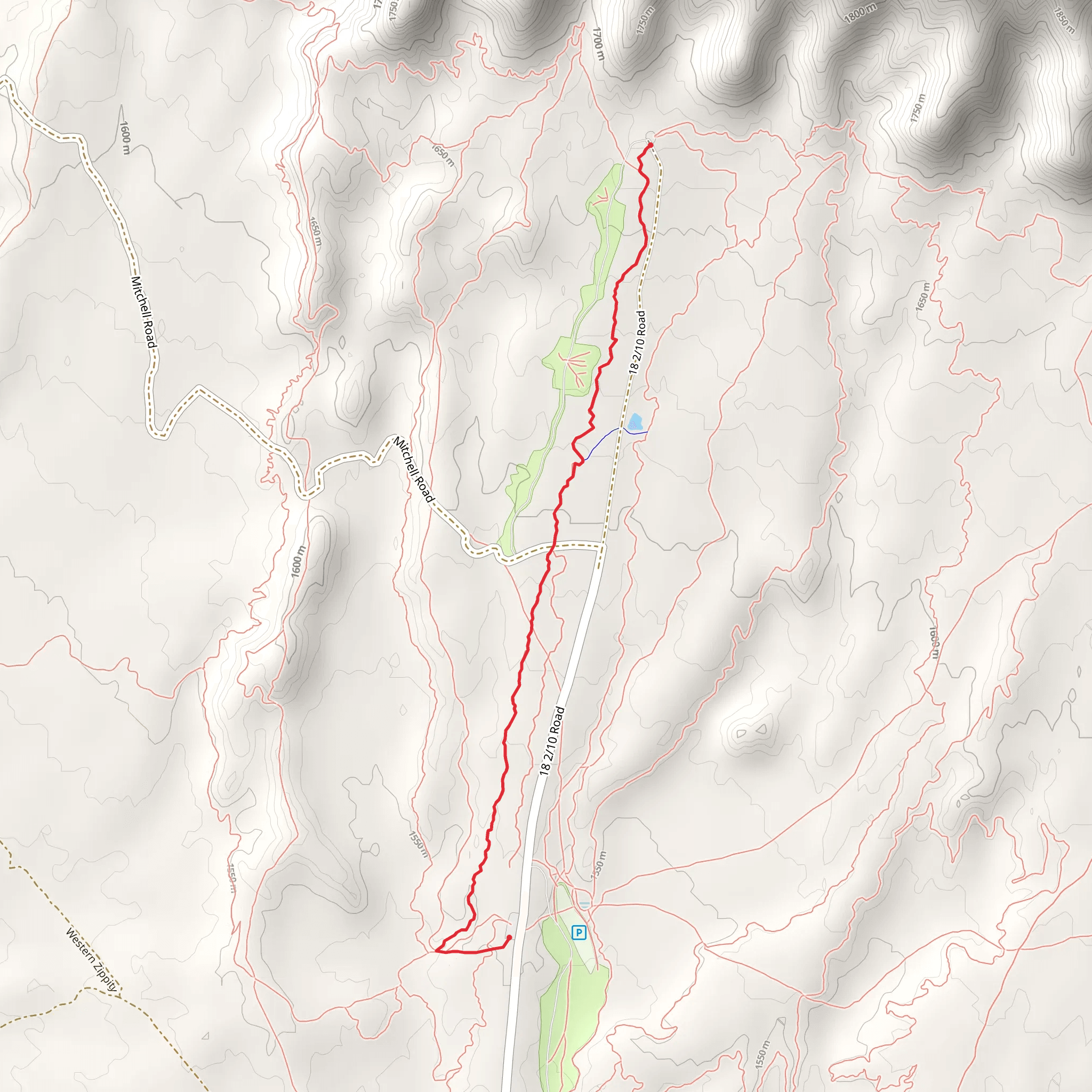 Kessel Run Trail mobile static map