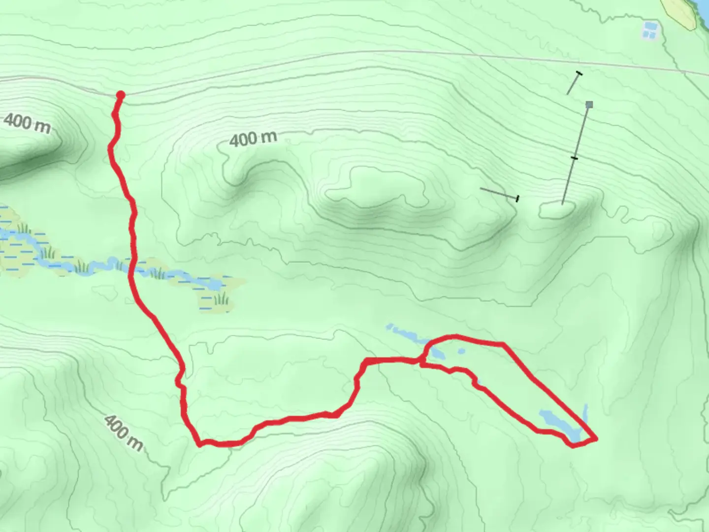 An image depicting the trail Union Spring Trail via Government Peak Trail and its surrounding area.