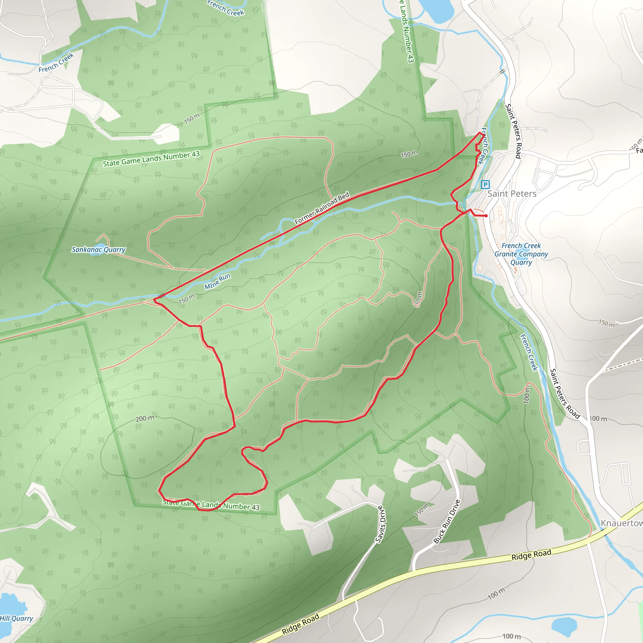 Saint Peters Loop mobile static map