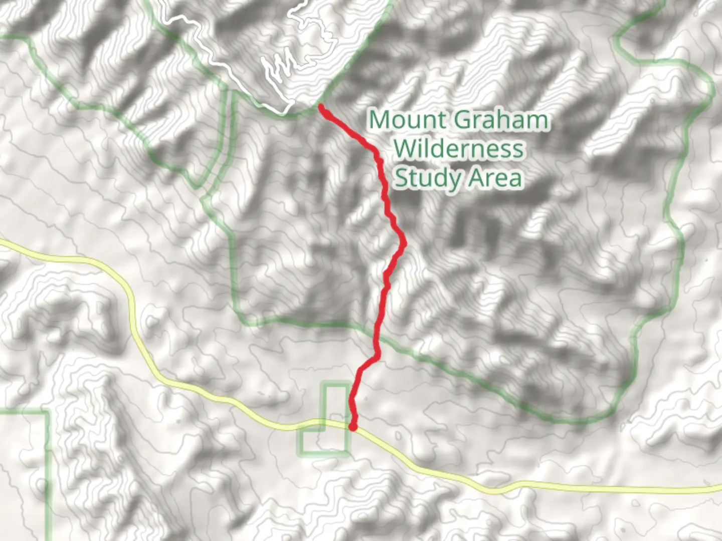 An image depicting the trail Ladybug Peak via Bear Canyon Trail and its surrounding area.