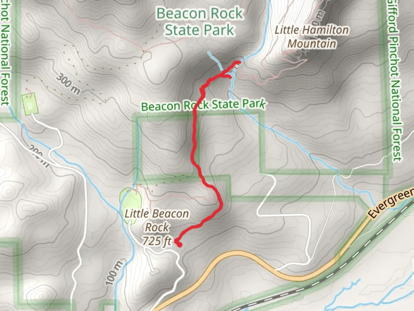 An image depicting the trail Hamilton Mountain Trail and its surrounding area.