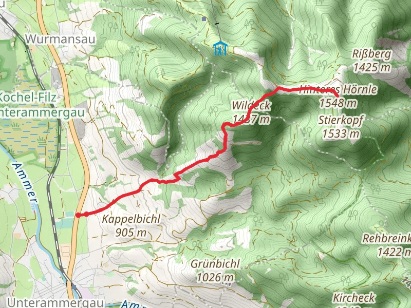 Hinteres Hörnle Peak Walk via Wildeck and Kappel