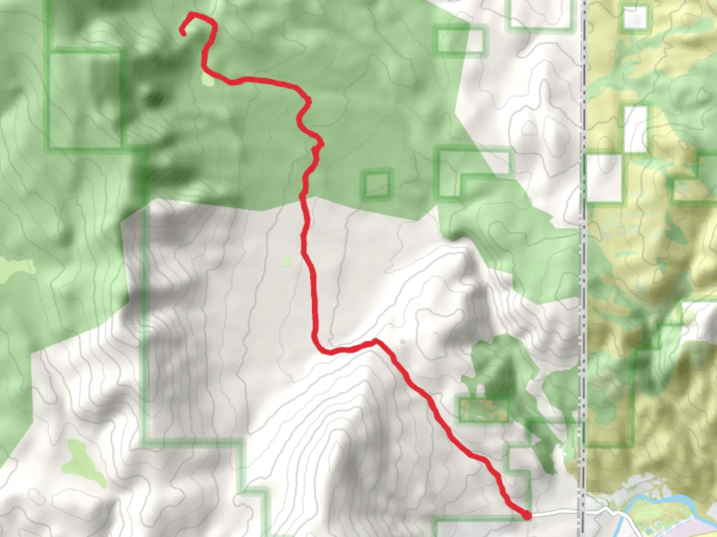An image depicting the trail Long Valley Road Walk and its surrounding area.