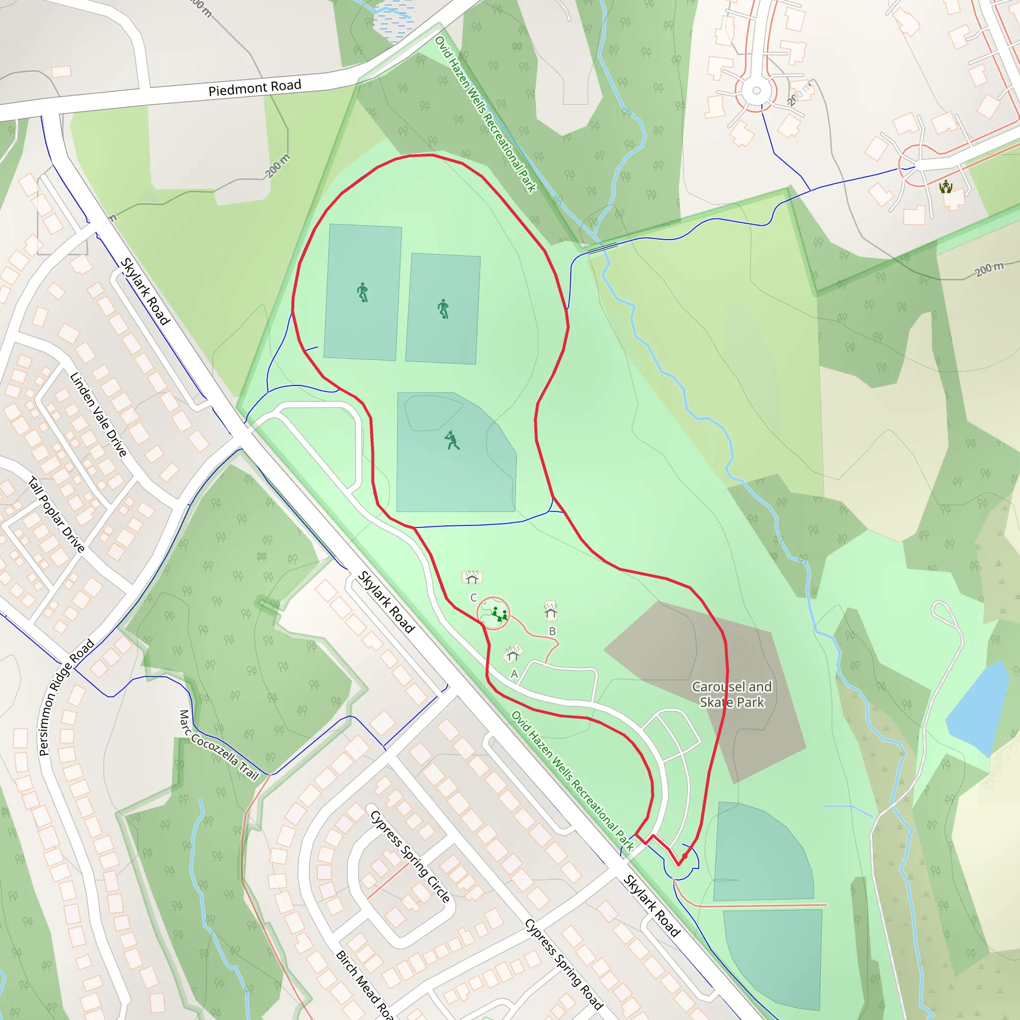 Field Loop mobile static map