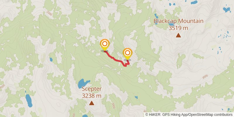 Bench Valley via Woodchuck Trail stage 4 Map