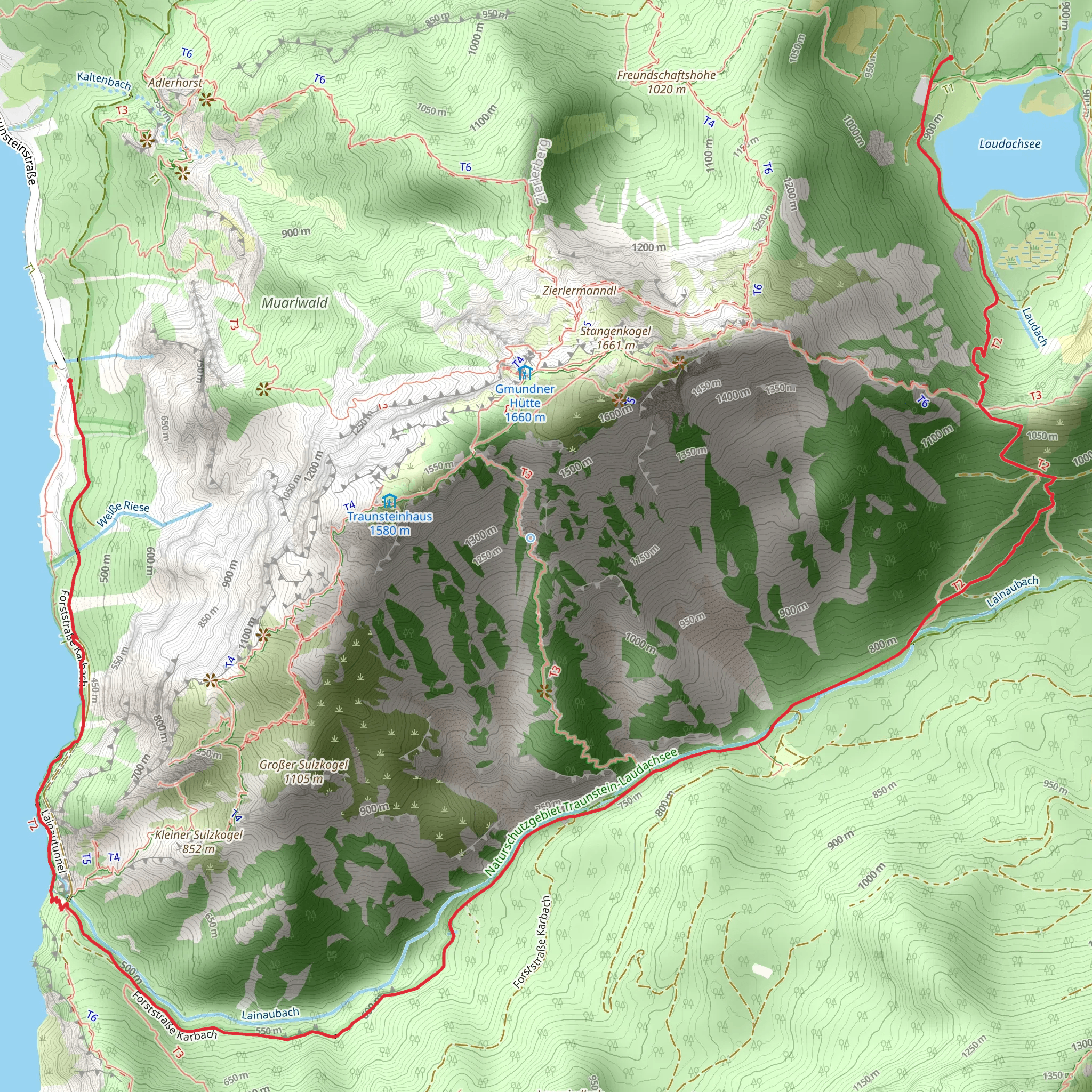 Gassnersteig in Gmunden mobile static map