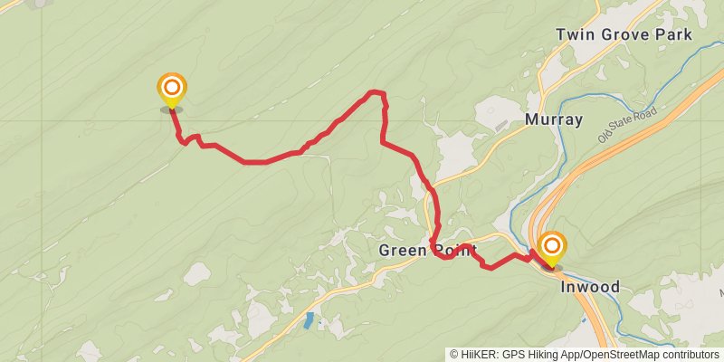 Appalachian Trail Section Hike - Port Clinton To Duncannon stage 4 Map
