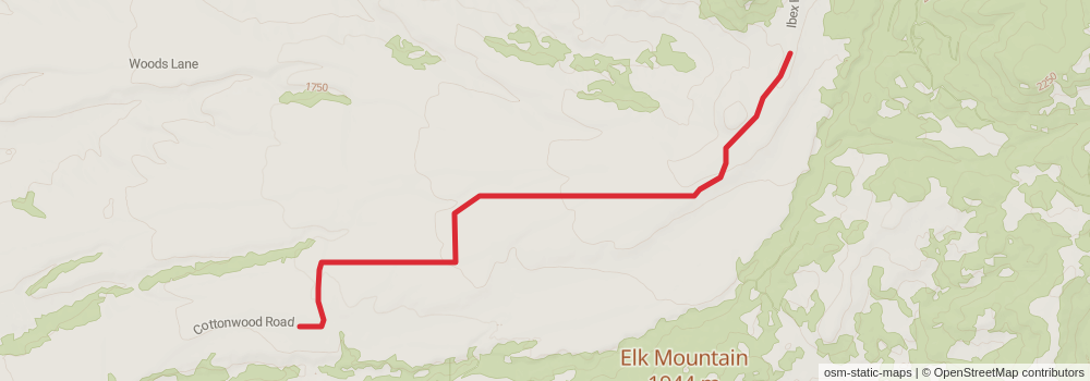 American Perimeter Trail - Rocky Mountains Primary stage 64 Map