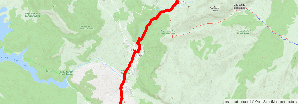 GR 7 - Andalucia stage 53 Map