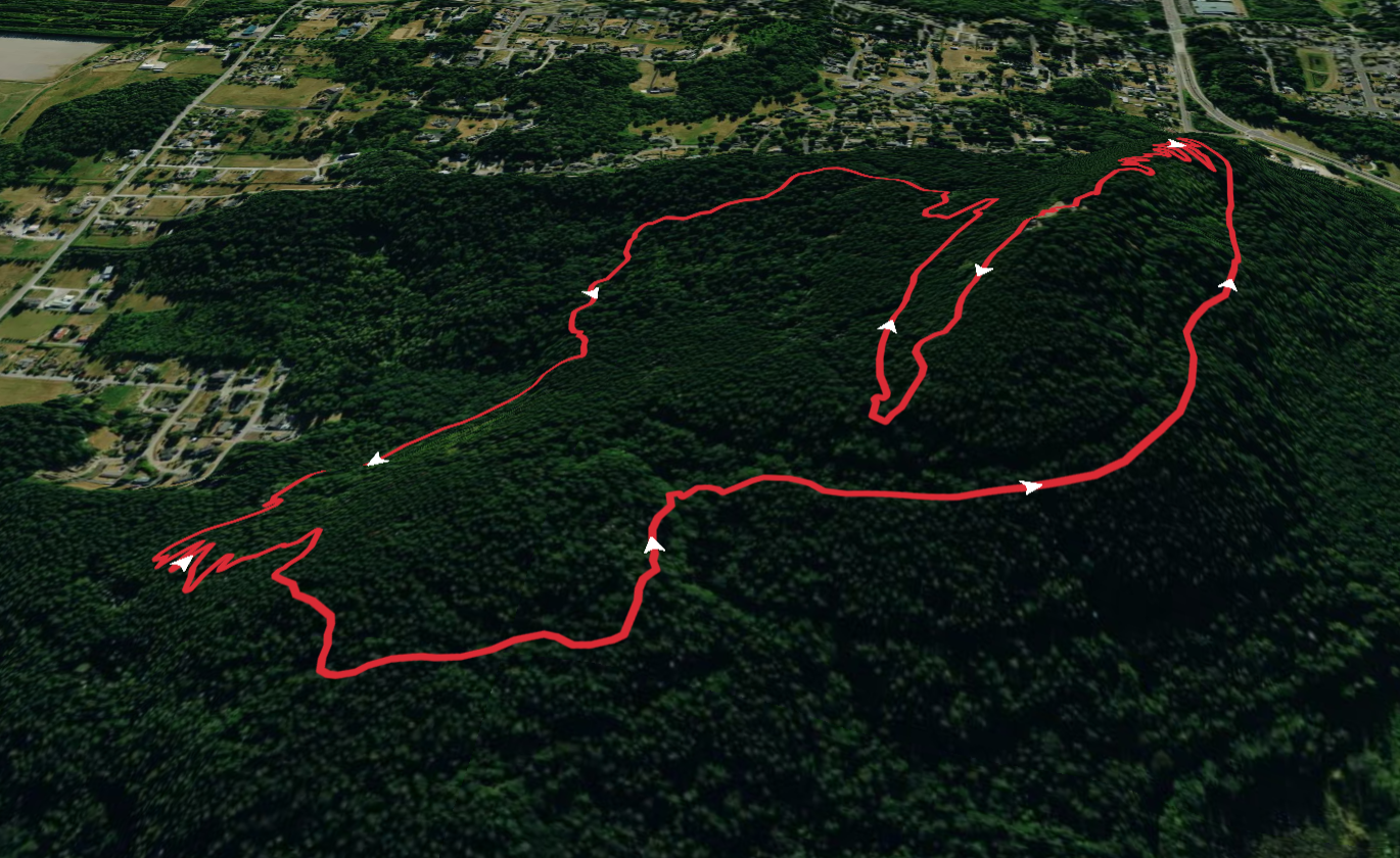 Little Mountain, Taylor's and Huff-n-Puff Loop Trail