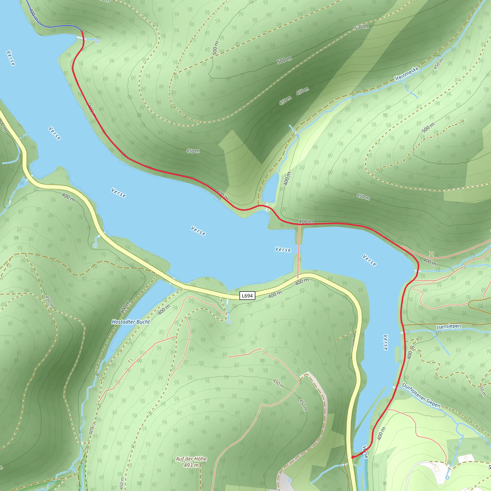 Verse Northside Walk mobile static map