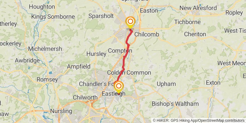 St James Way stage 5 Map