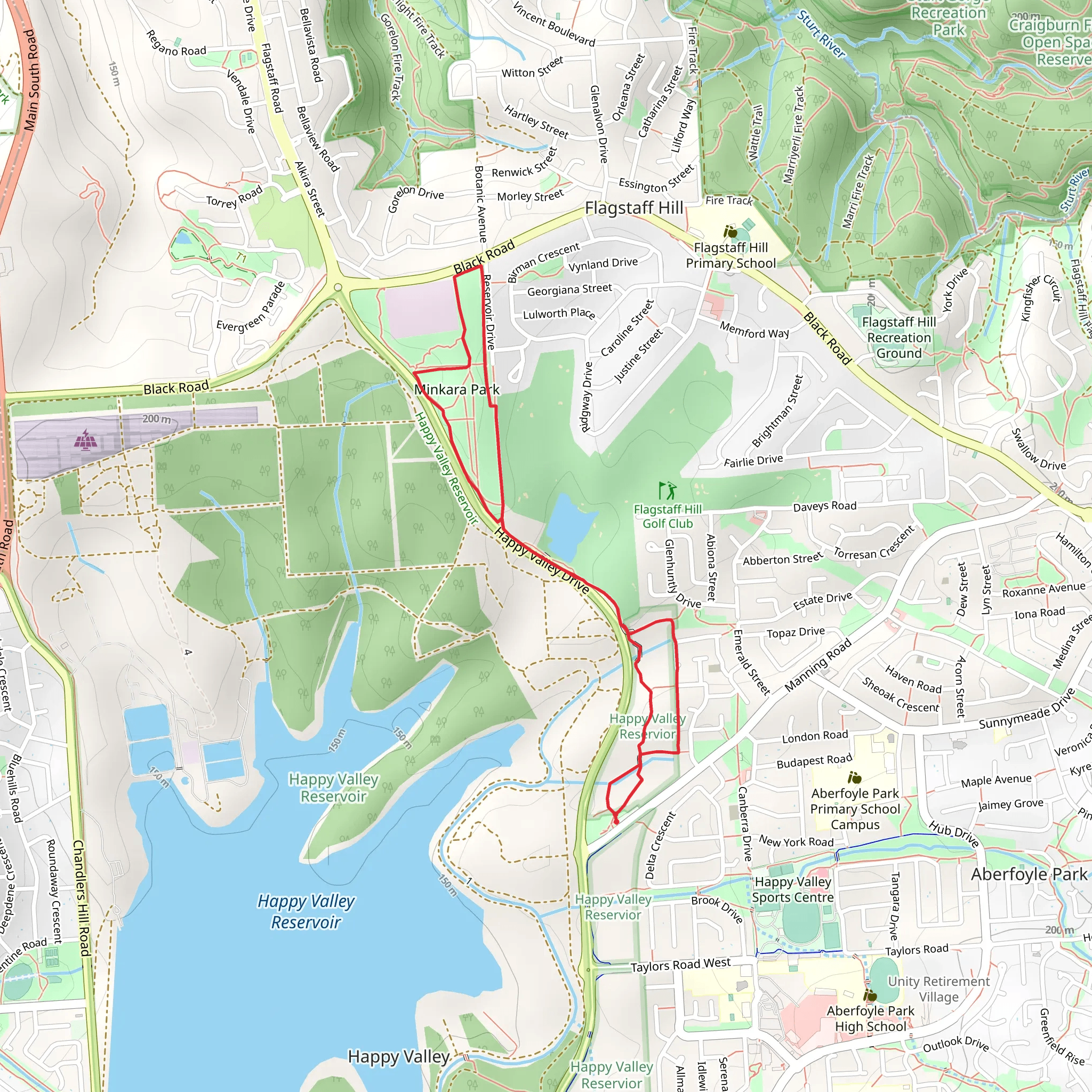 Flagstaff Rotary Full Loop Walk mobile static map