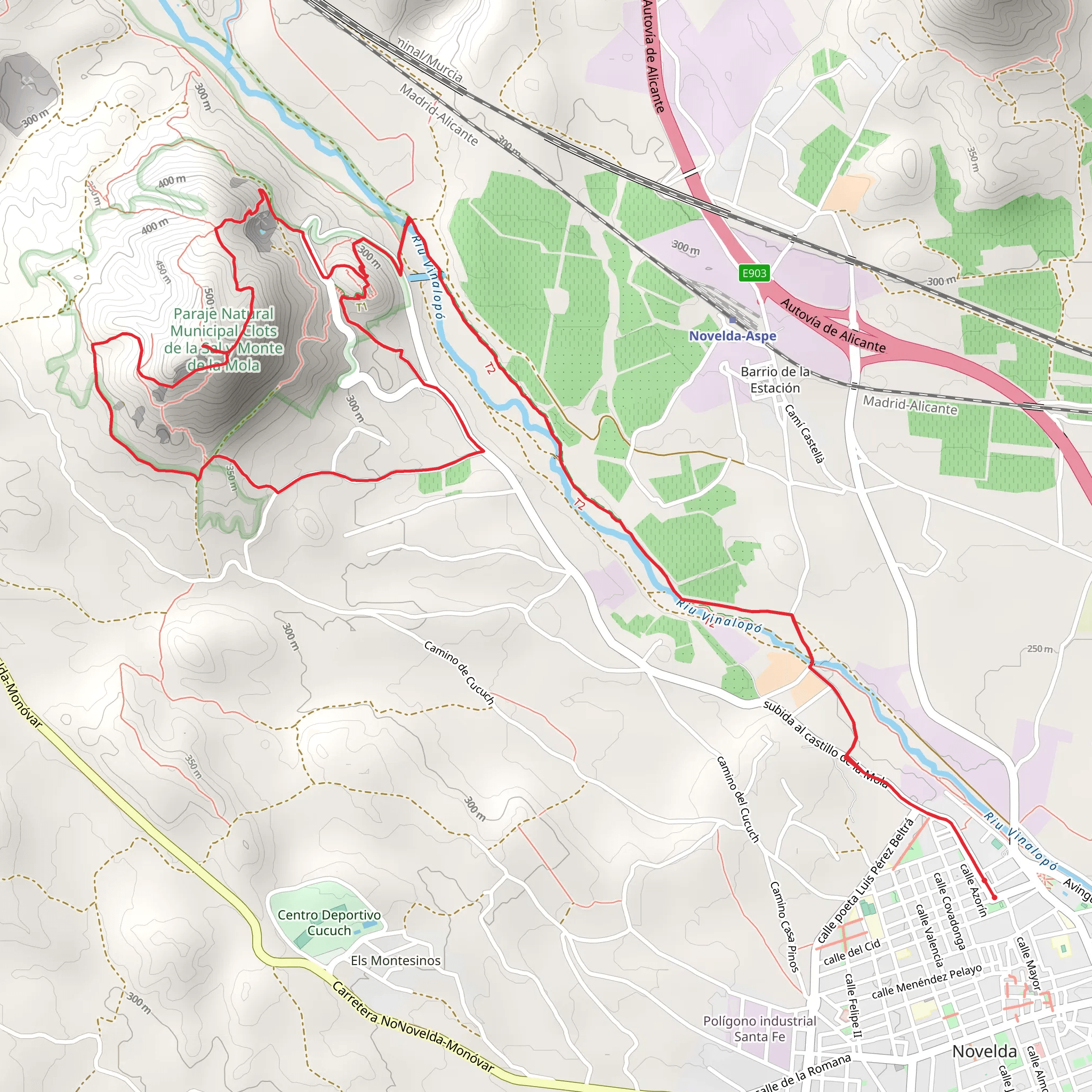 Novelda - La Mola - Novelda PR CV 311 mobile static map