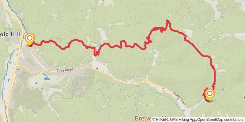 Continental Divide Trail - Colorado stage 44 Map