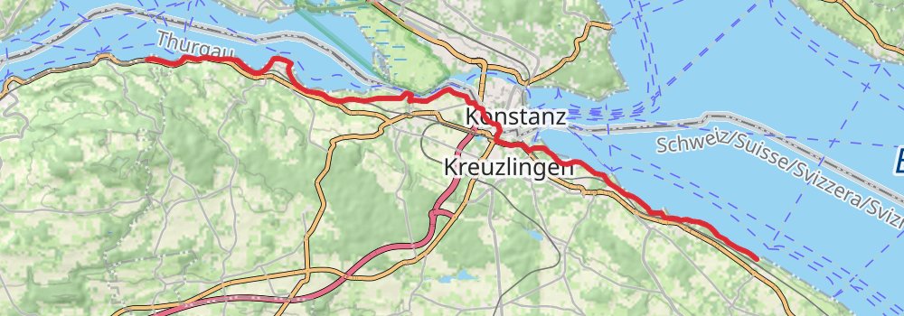Bodensee-Rundwanderweg stage 10 Map