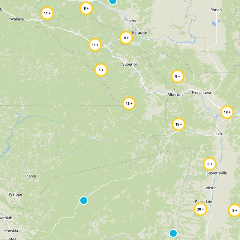 Clearwater County Static Map