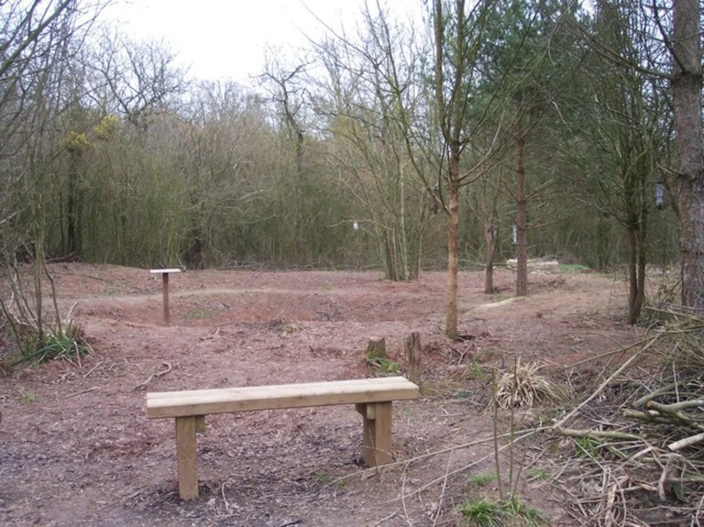 An image depicting the trail Highnam Woods Loop and its surrounding area.