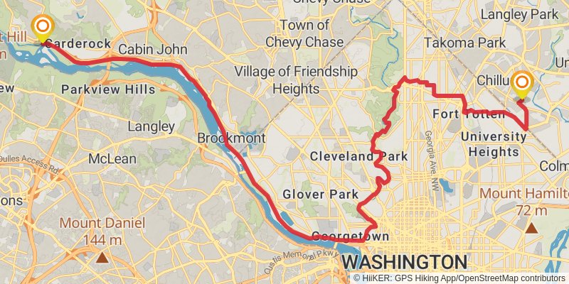 American Discovery Trail - East stage 7 Map