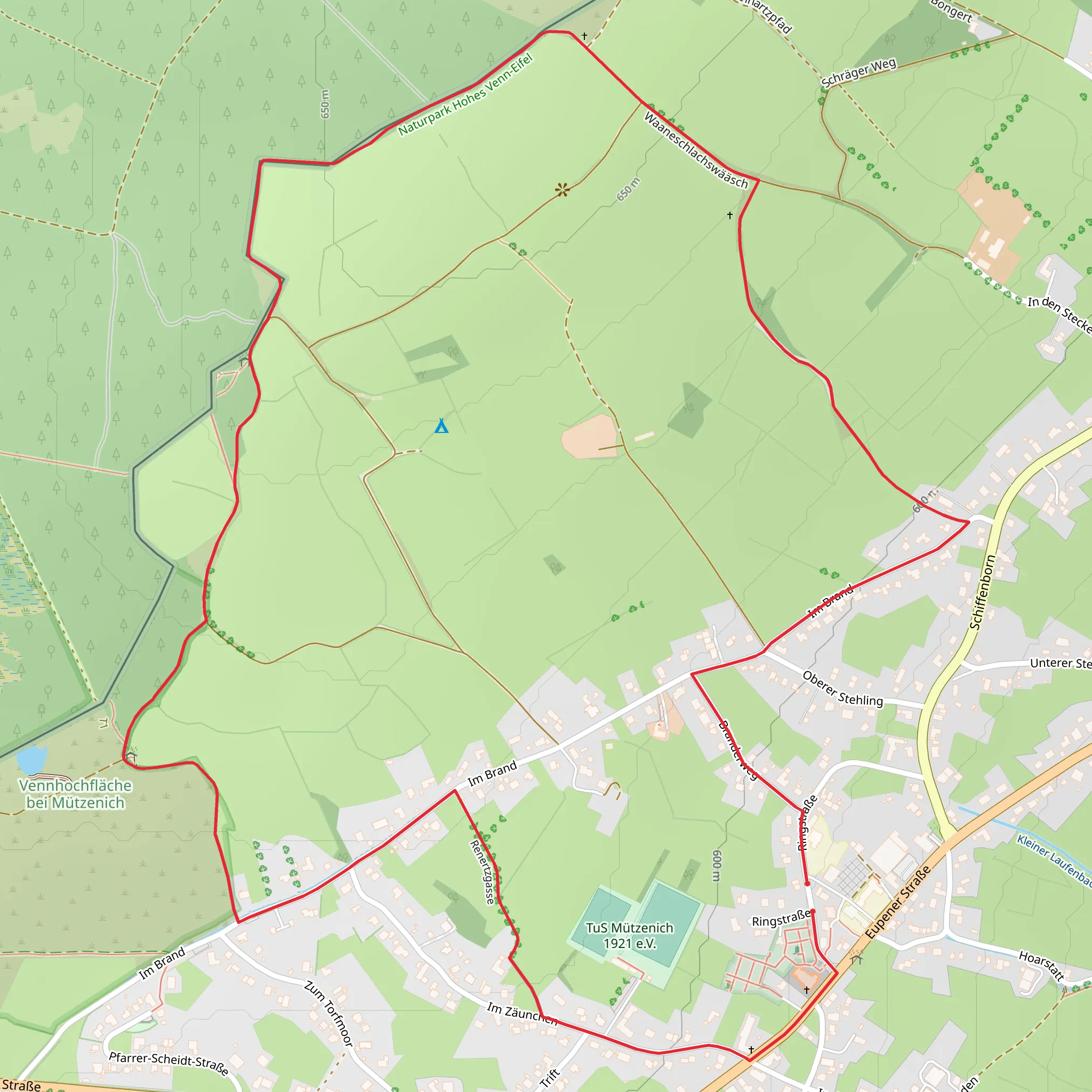 Ruf des Venns and Kaiser Karls Bettstatt Loop mobile static map