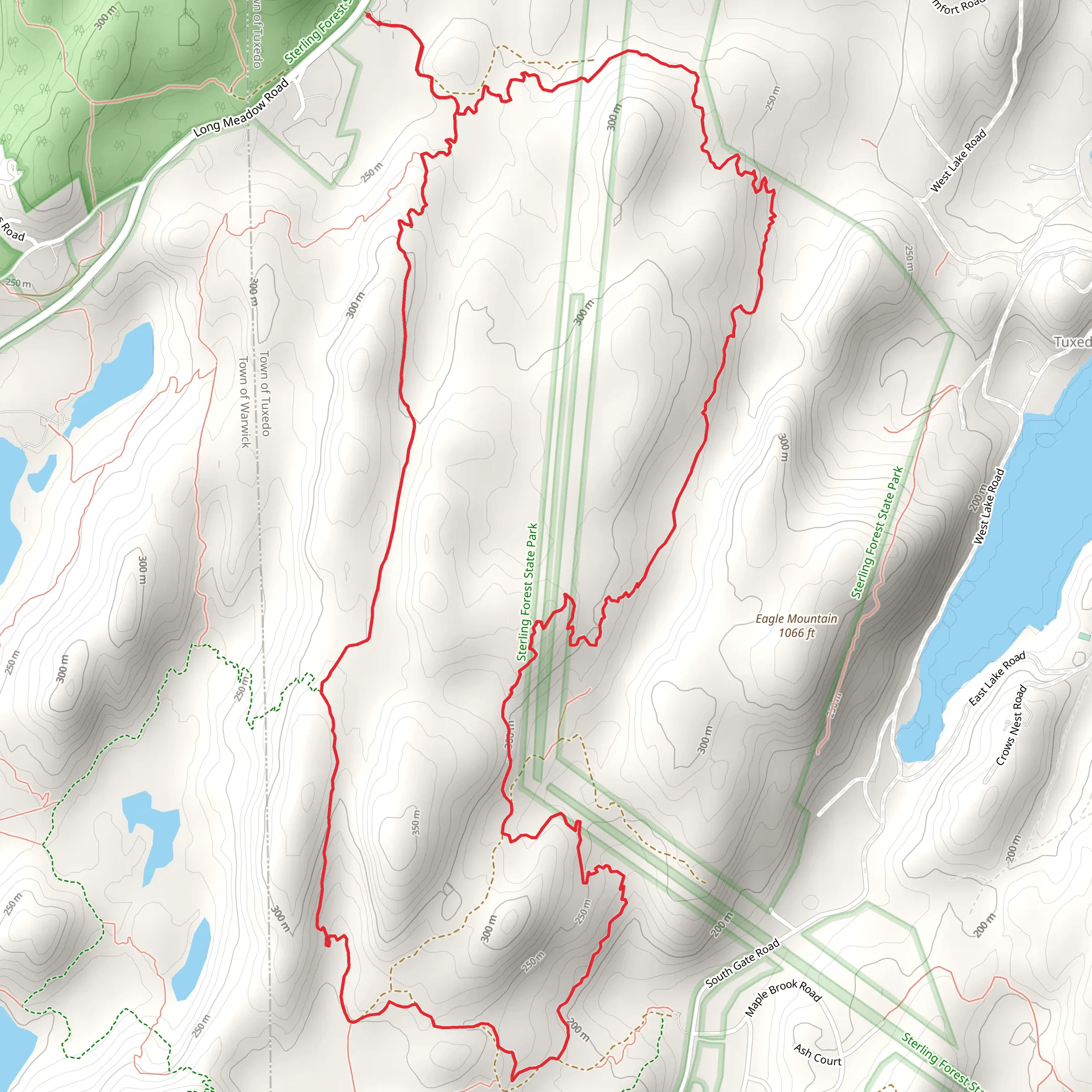 Hutchinson Trail mobile static map
