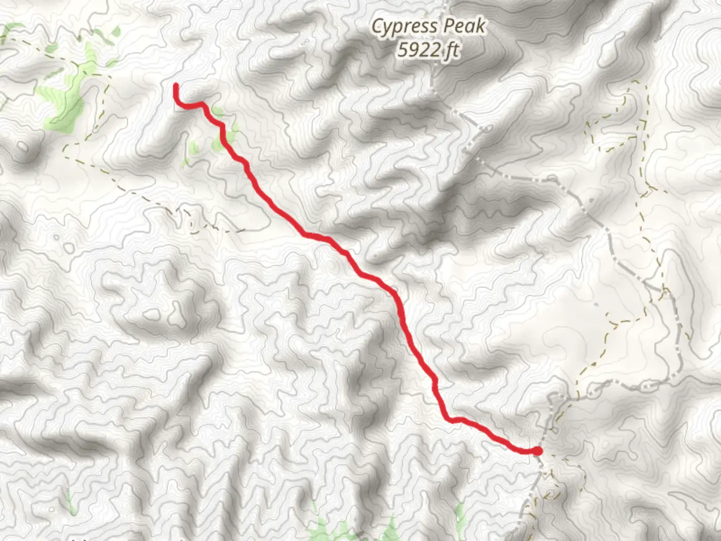 An image depicting the trail Boulder Creek Trail and its surrounding area.