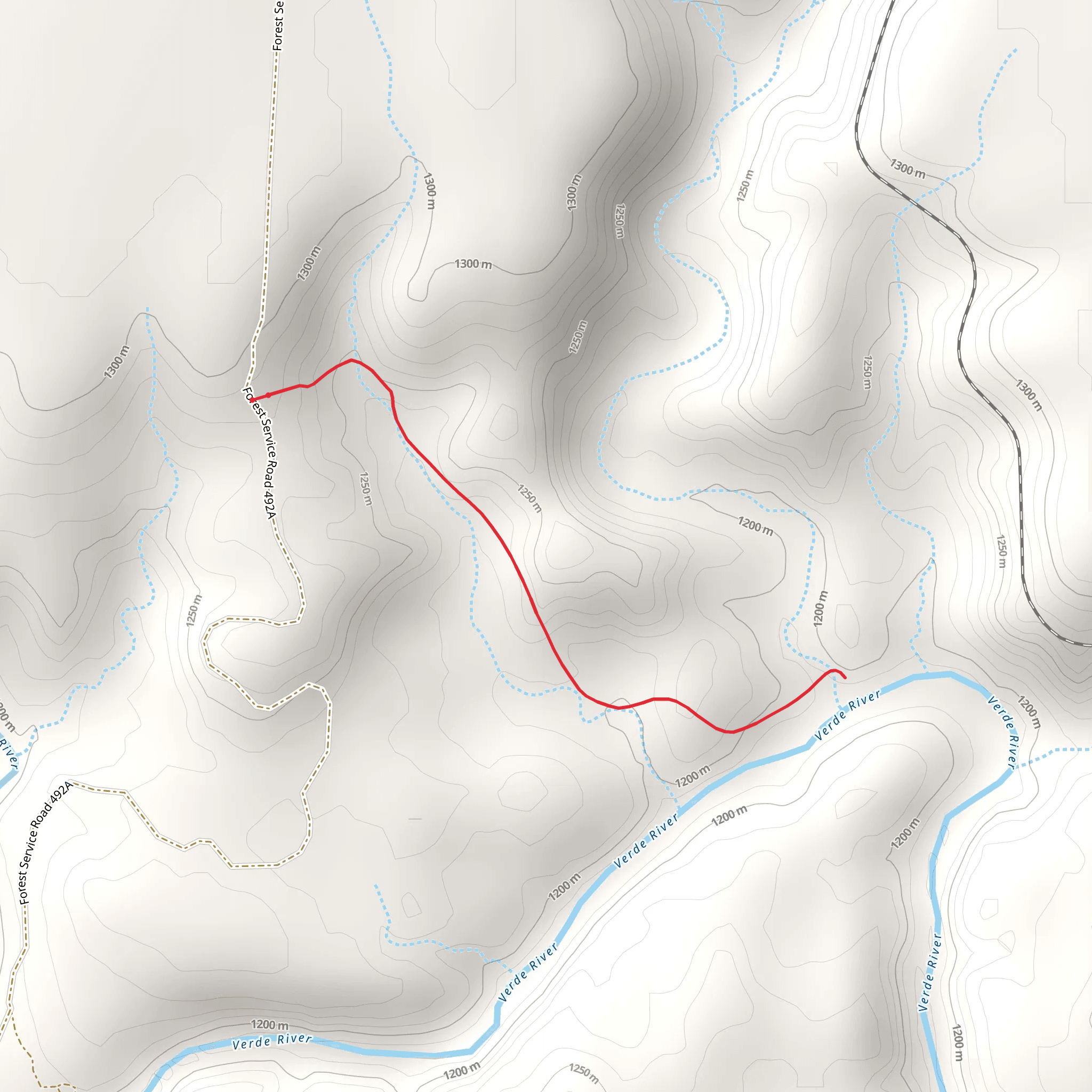 Trestle River Trail mobile static map