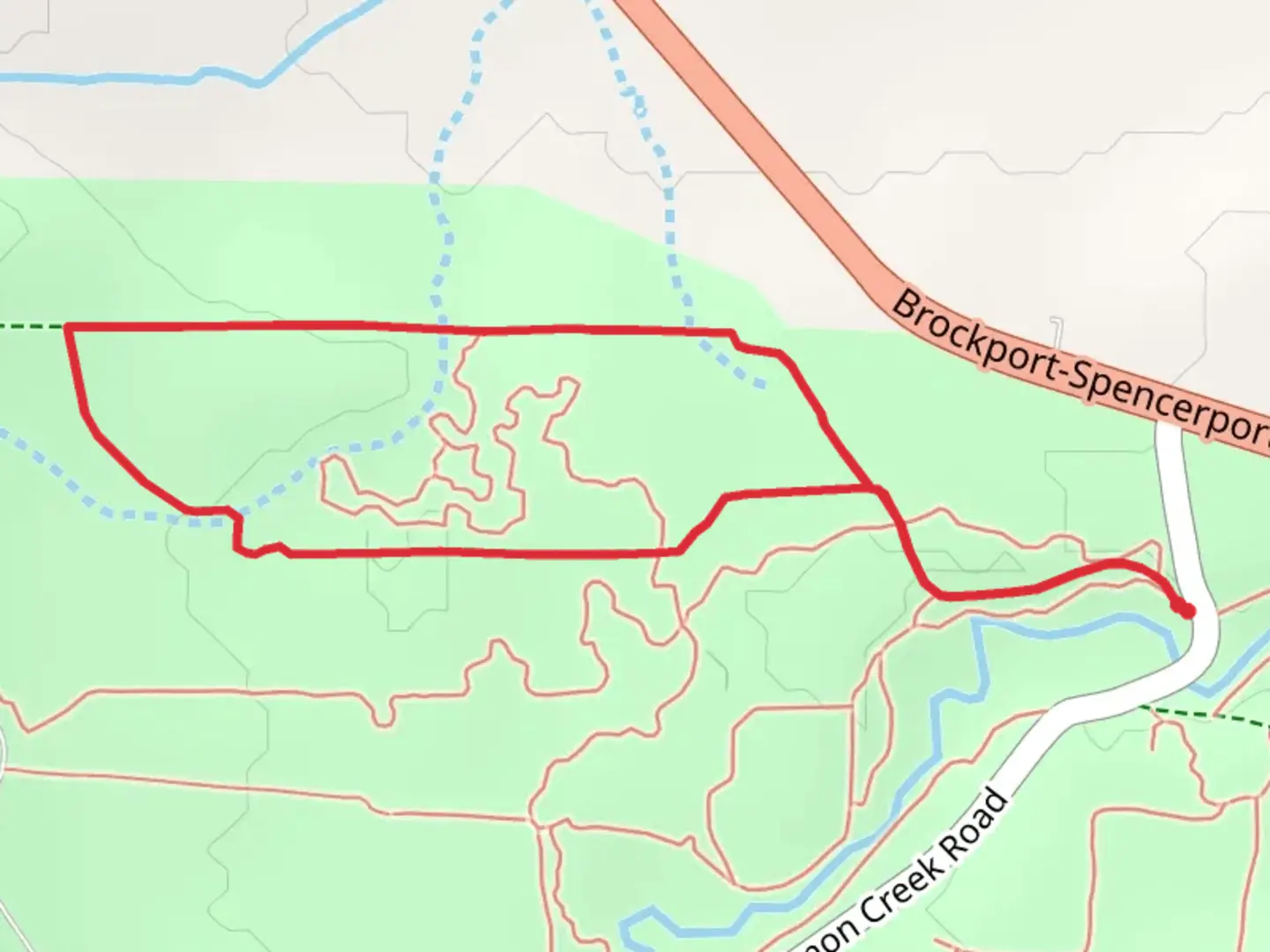 An image depicting the trail Salmon Creek - Gardner Aly Loop Trail and its surrounding area.