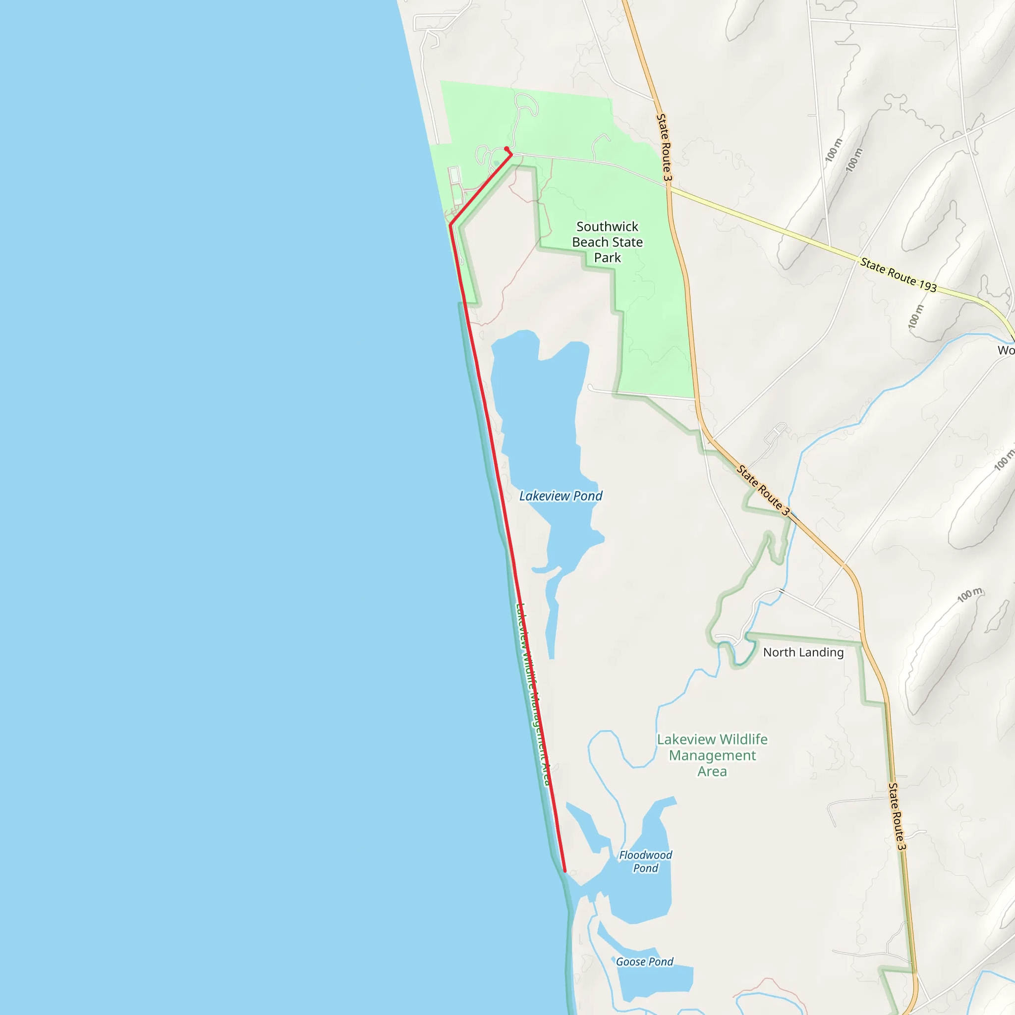 Lakeview Pond mobile static map