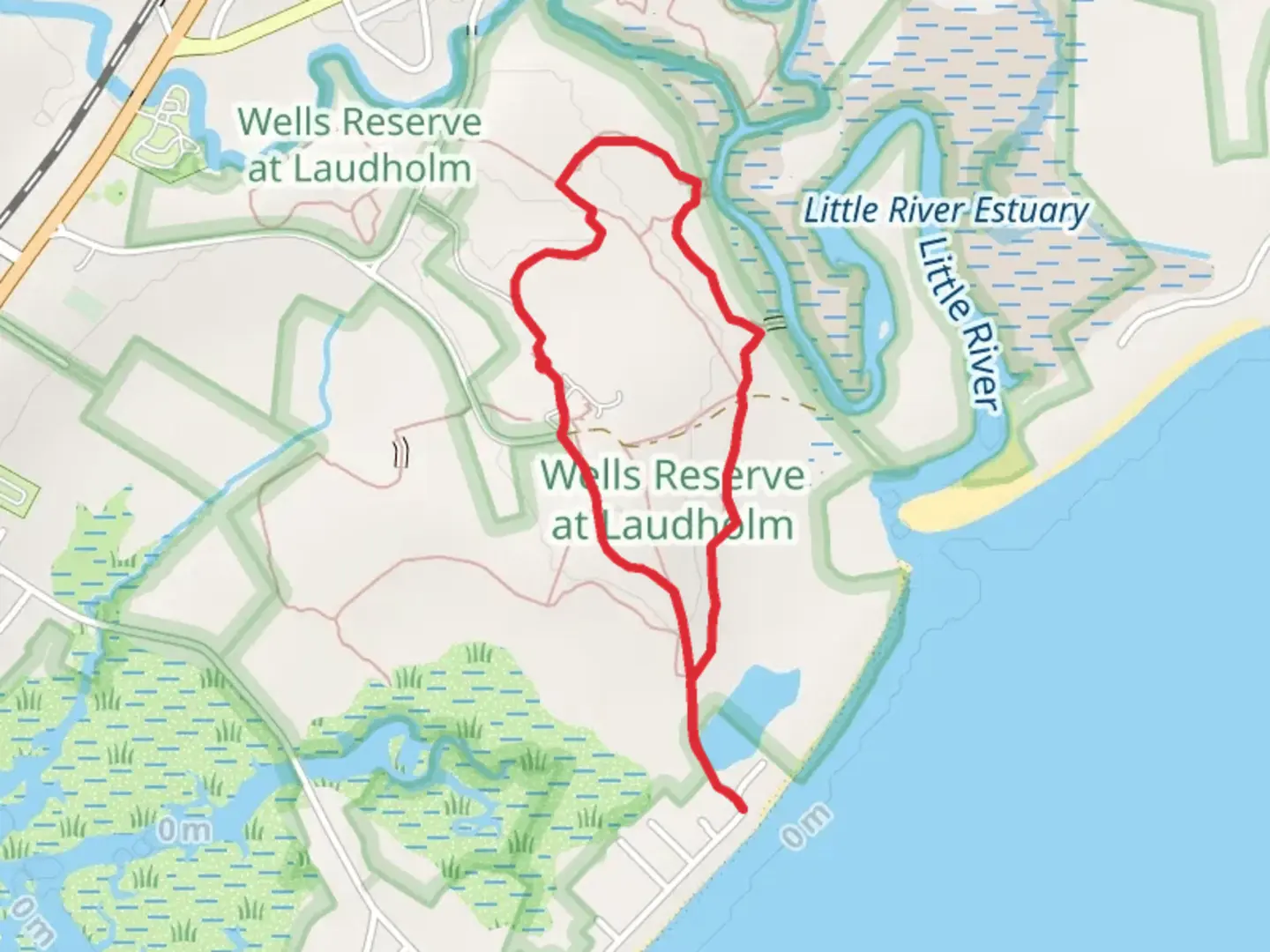 An image depicting the trail Knight Trail and Farley Trail Loop and its surrounding area.