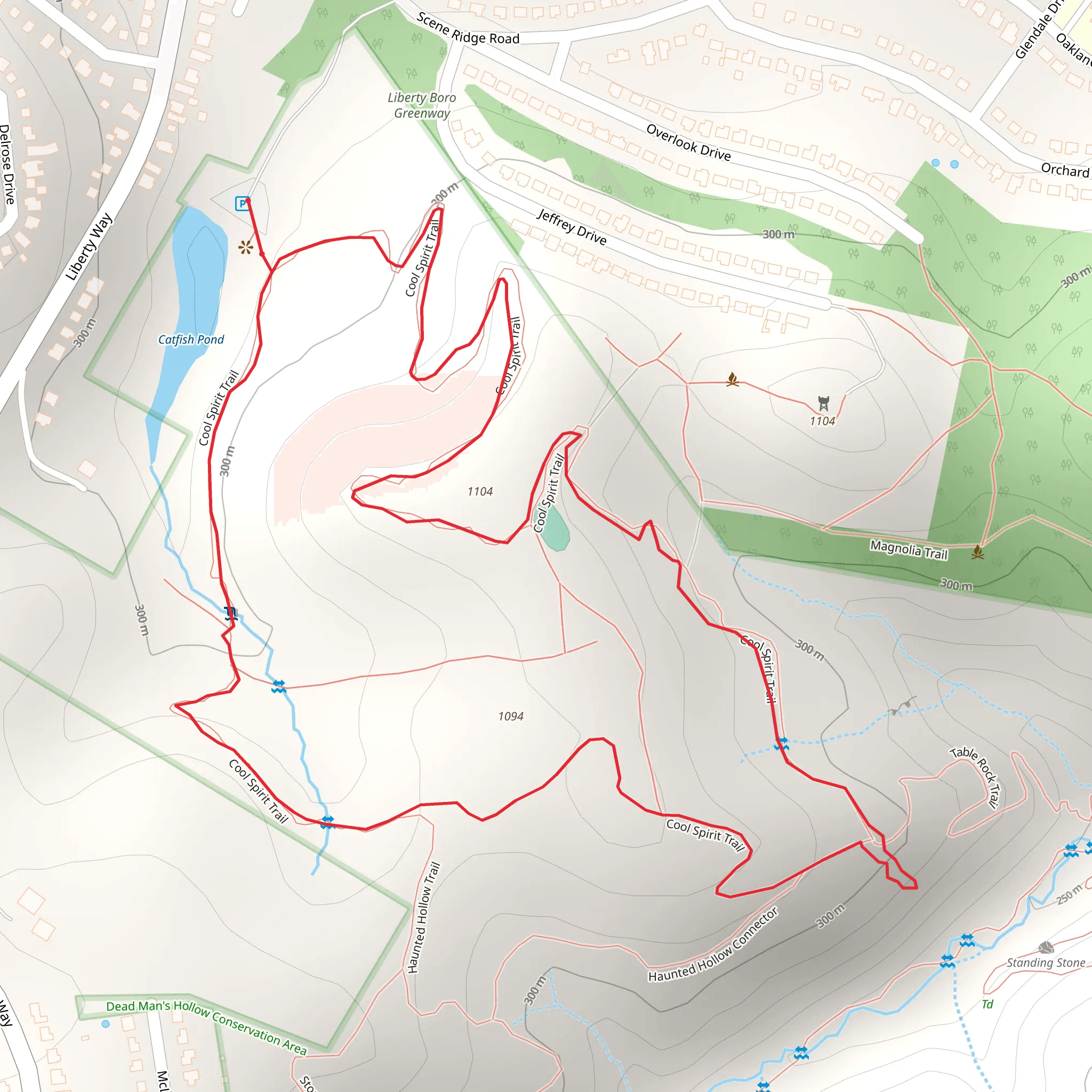 Cool Sprint Trail mobile static map
