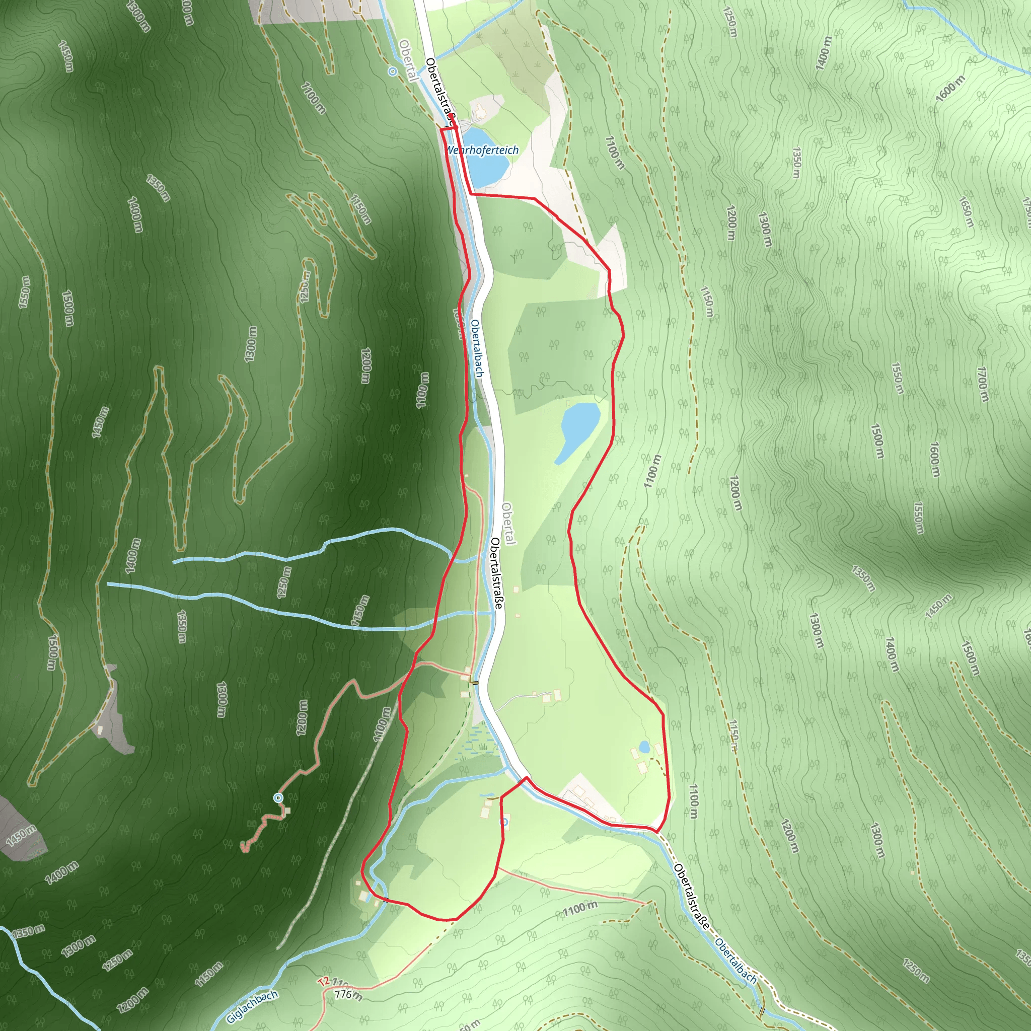Smelting Furnace Loop Trail mobile static map
